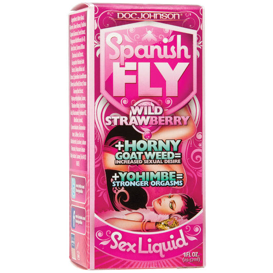 Spanish Fly Sex Drops- 1 Fl. Oz. - Wild Strawberry Spanish Fly Sex Drops- 1 Fl. Oz. - Wild Strawberry - UABDSM