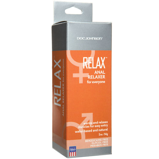 Relax - Anal Relaxer for Everyone - 2 Oz. - Boxed Relax - Anal Relaxer for Everyone - 2 Oz. - Boxed - UABDSM