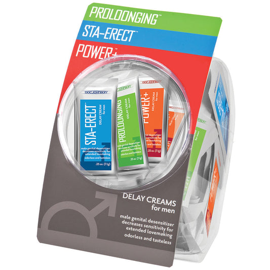 Delay Creams Display 144 Packets Fishbowl Delay Creams Display 144 Packets Fishbowl - UABDSM