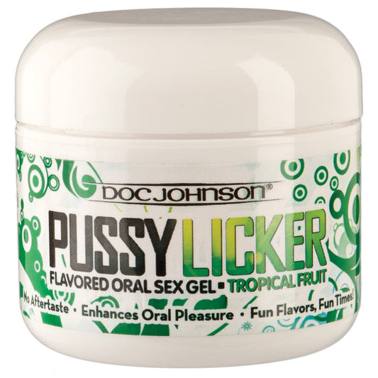 Pussy Licker Oral Sex Gel-Tropical Fruit 2oz (Jar) Pussy Licker Oral Sex Gel-Tropical Fruit 2oz (Jar) - UABDSM