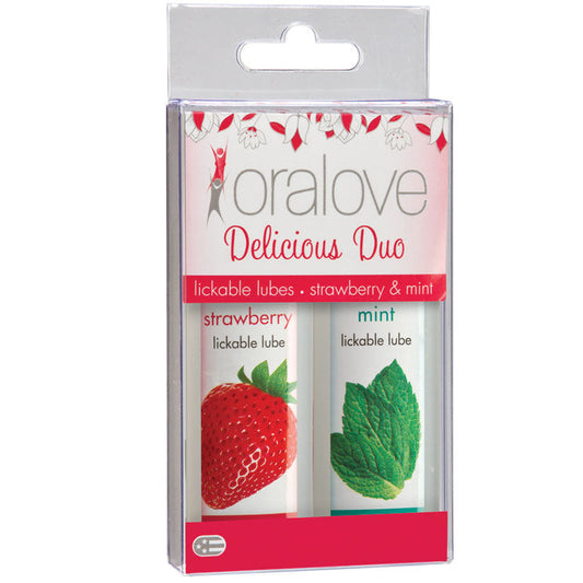 Oral Love Dynamic Duo - Strawberry and Mint Oral Love Dynamic Duo - Strawberry and Mint - UABDSM