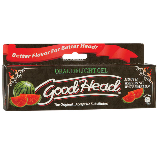 GoodHead Oral Delight Gel-Watermelon 4oz GoodHead Oral Delight Gel-Watermelon 4oz - UABDSM