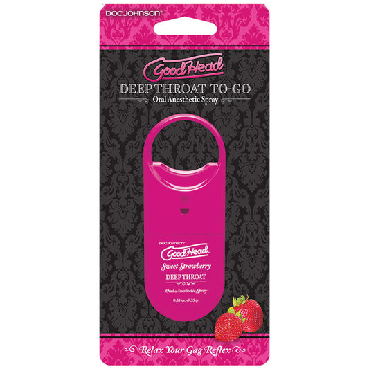 Good Head to Go Deep Throat Spray - Sweet Strawberry Good Head to Go Deep Throat Spray - Sweet Strawberry - UABDSM
