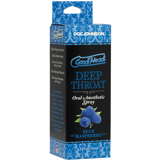 Goodhead - Deep Throat Spray - Blue Raspberry Goodhead - Deep Throat Spray - Blue Raspberry - UABDSM