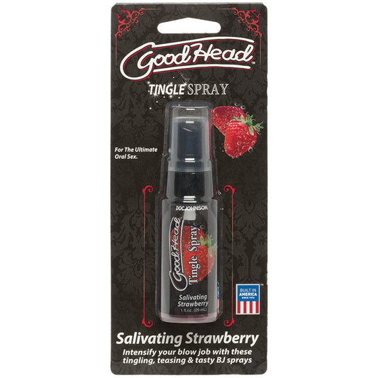 Goodhead - Tingle Spray - 1 Fl. Oz. Salivating Strawberry Goodhead - Tingle Spray - 1 Fl. Oz. Salivating Strawberry - UABDSM