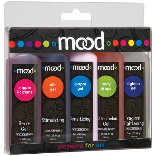Mood Pleasure For Her Arousal Kit 1oz (5 Pack) Mood Pleasure For Her Arousal Kit 1oz (5 Pack) - UABDSM