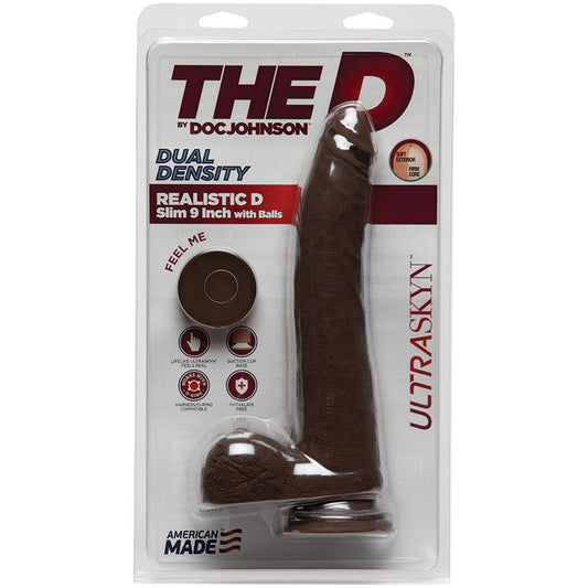 The D Realistic Slim Ultraskyn-Chocolate 9 The D Realistic Slim Ultraskyn-Chocolate 9 - UABDSM