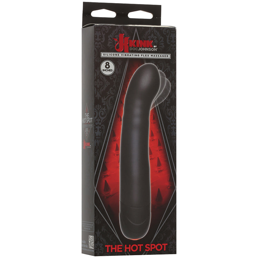 Kink The Hot Spot Vibrating Flex Massager-Black - UABDSM
