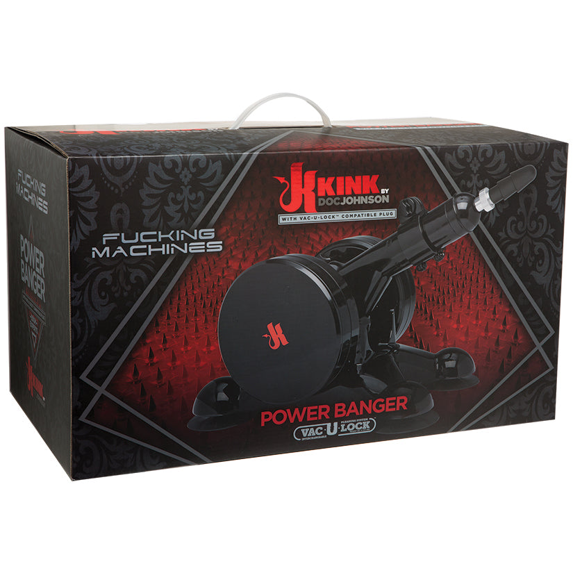 Kink By Doc Johnson Fucking Machines Power Banger-Black - UABDSM