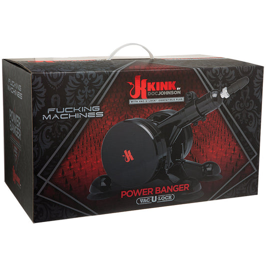 Kink By Doc Johnson Fucking Machines Power Banger-Black Kink By Doc Johnson Fucking Machines Power Banger-Black - UABDSM