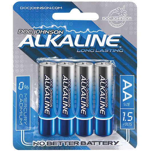 Doc Johnson Alkaline Batteries - AA - 4 Pack Doc Johnson Alkaline Batteries - AA - 4 Pack - UABDSM