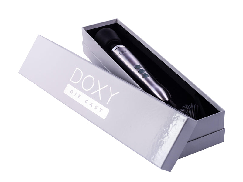 DOXY Die Cast Vibrator - Silver - UABDSM