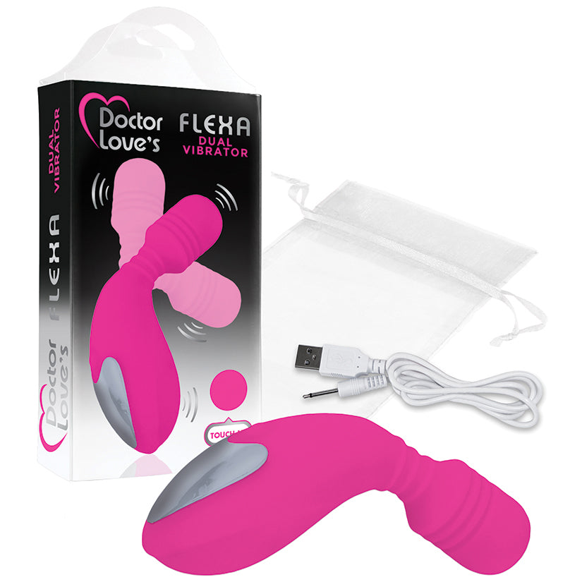 Doctors Loves Flexa Dual Vibrator-Pink - UABDSM