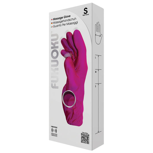 Fukuoku Five Finger Vibrating Massage Glove-Pink Right Hand Fukuoku Five Finger Vibrating Massage Glove-Pink Right Hand - UABDSM
