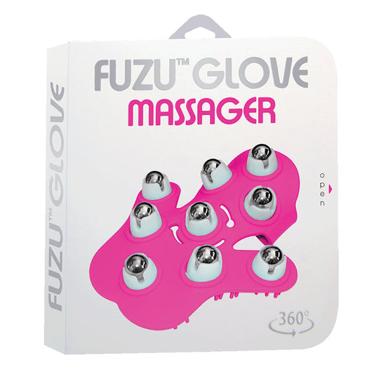 Fuzu Glove Massager-Neon Pink Fuzu Glove Massager-Neon Pink - UABDSM