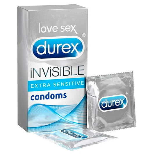 Durex Invisible Extra Sensitive 6 Pack Condoms Durex Invisible Extra Sensitive 6 Pack Condoms - UABDSM