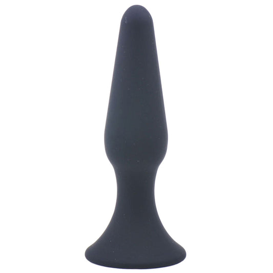 Medium Classic Black Silicone Butt Plug Medium Classic Black Silicone Butt Plug - UABDSM