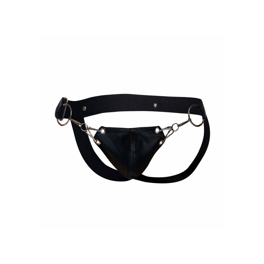 Male Basics Eroticwear DNGEON Basics Snap Jockstrap - UABDSM