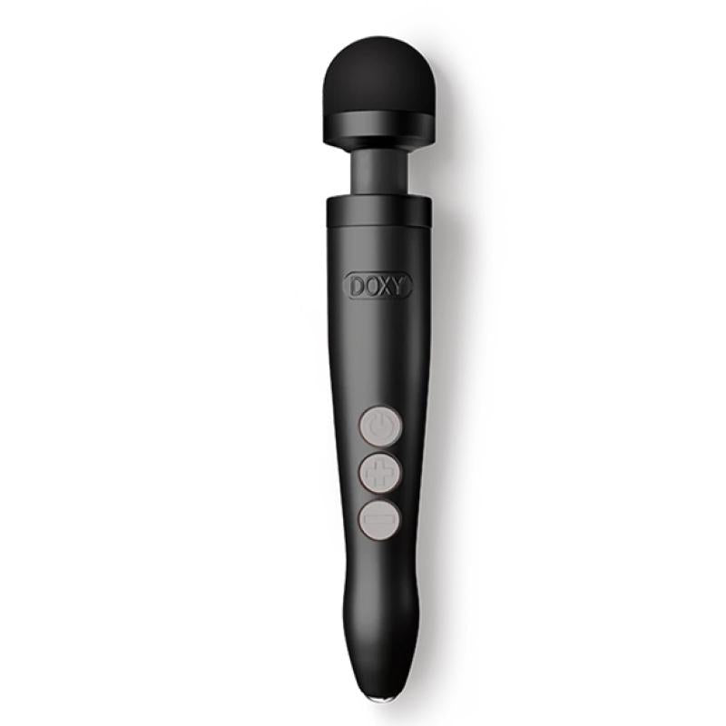 Doxy Die Cast 3R Wand Vibrator - Black - UABDSM