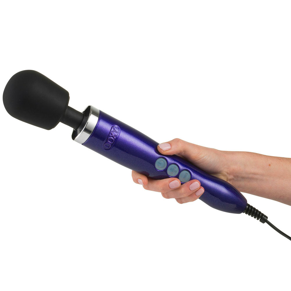 Doxy Die Cast Wand Massager PURPLE UK Plug - UABDSM