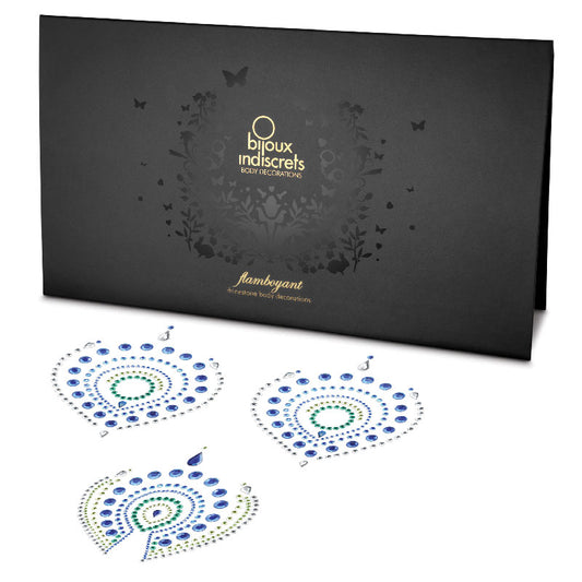 Bijoux Indscrets Flamboyant Body Jewelery Blue And Green Bijoux Indscrets Flamboyant Body Jewelery Blue And Green - UABDSM