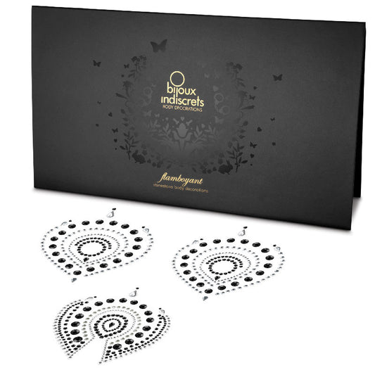 Bijoux Indscrets Flamboyant Body Jewelery Black And Silver Bijoux Indscrets Flamboyant Body Jewelery Black And Silver - UABDSM