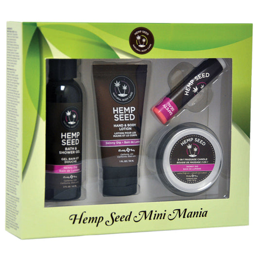 Hemp Seed Mini Mania Travel Set - Skinny Dip Hemp Seed Mini Mania Travel Set - Skinny Dip - UABDSM