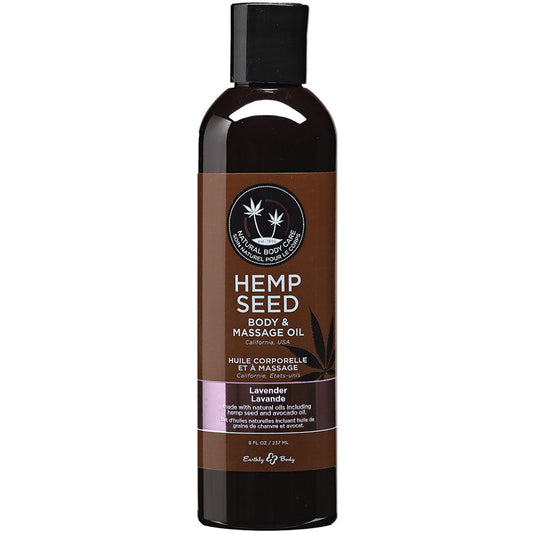 Hemp Seed Massage Oil - 8 Fl. Oz. - Lavender Hemp Seed Massage Oil - 8 Fl. Oz. - Lavender - UABDSM