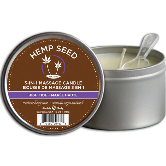 High Tide Suntouched Candle With Hemp 6.8 Oz High Tide Suntouched Candle With Hemp 6.8 Oz - UABDSM