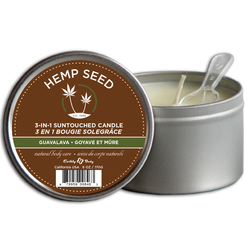 3 in 1 Guavalava Suntouched Candle With Hemp 6.8 Oz - UABDSM