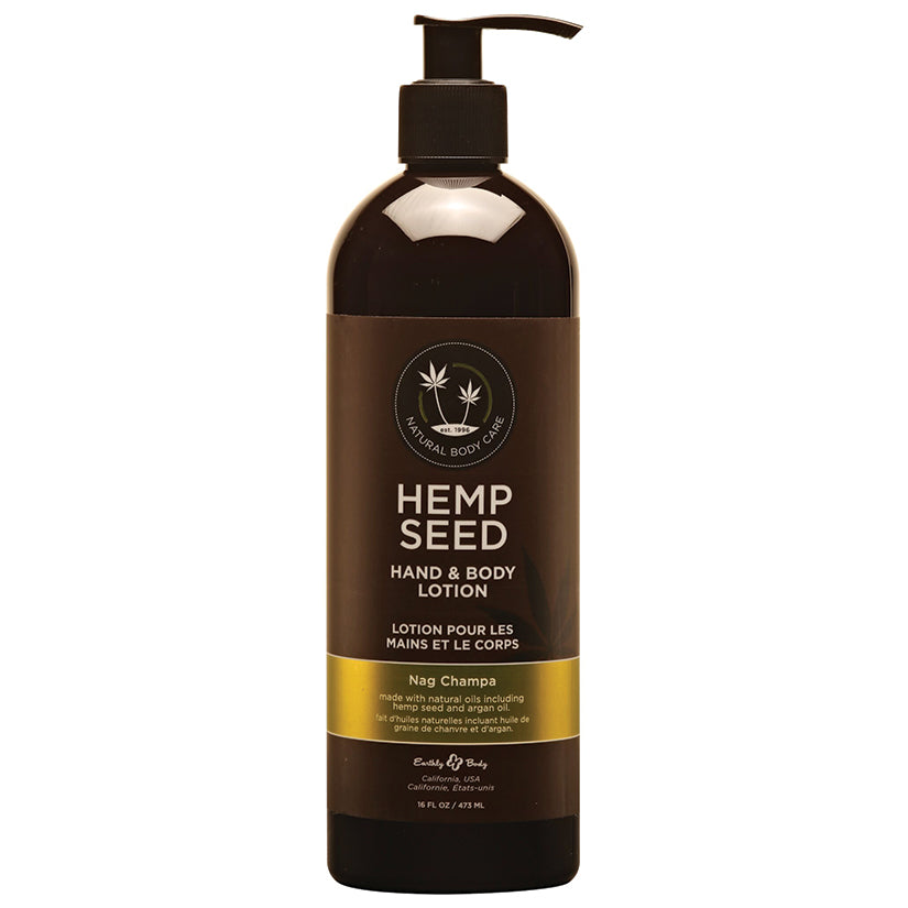 Hemp Seed Hand & Body Lotion - 16 Fl. Oz. - Nag Champa - UABDSM