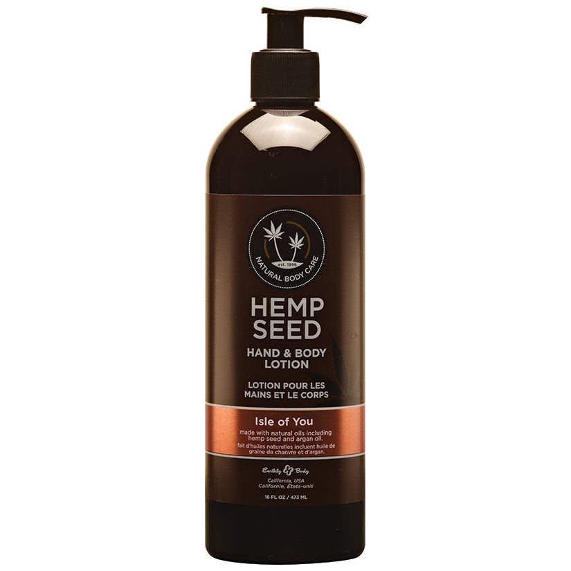 Earthly Body Hemp Seed Lotion-Isle of You 16oz - UABDSM