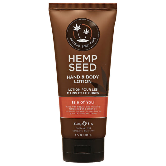 Earthly Body Hemp Seed Lotion-Isle of You 7oz Earthly Body Hemp Seed Lotion-Isle of You 7oz - UABDSM