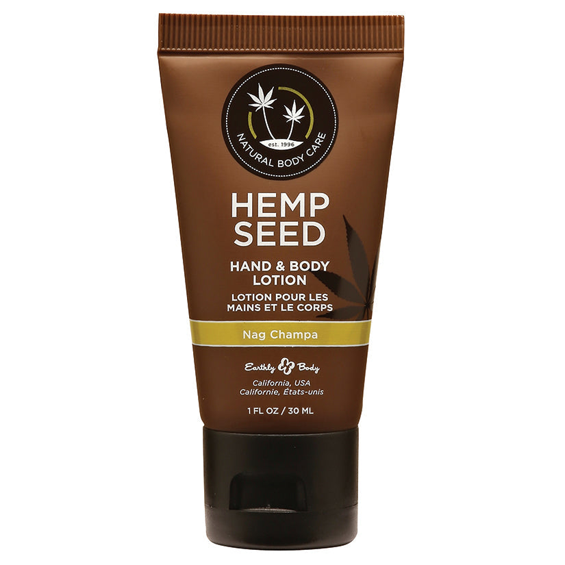 Earthly Body Hemp Seed Lotion-Nag Champa 1oz - UABDSM
