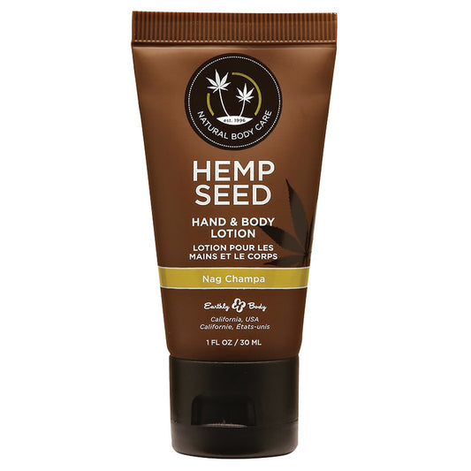 Earthly Body Hemp Seed Lotion-Nag Champa 1oz Earthly Body Hemp Seed Lotion-Nag Champa 1oz - UABDSM