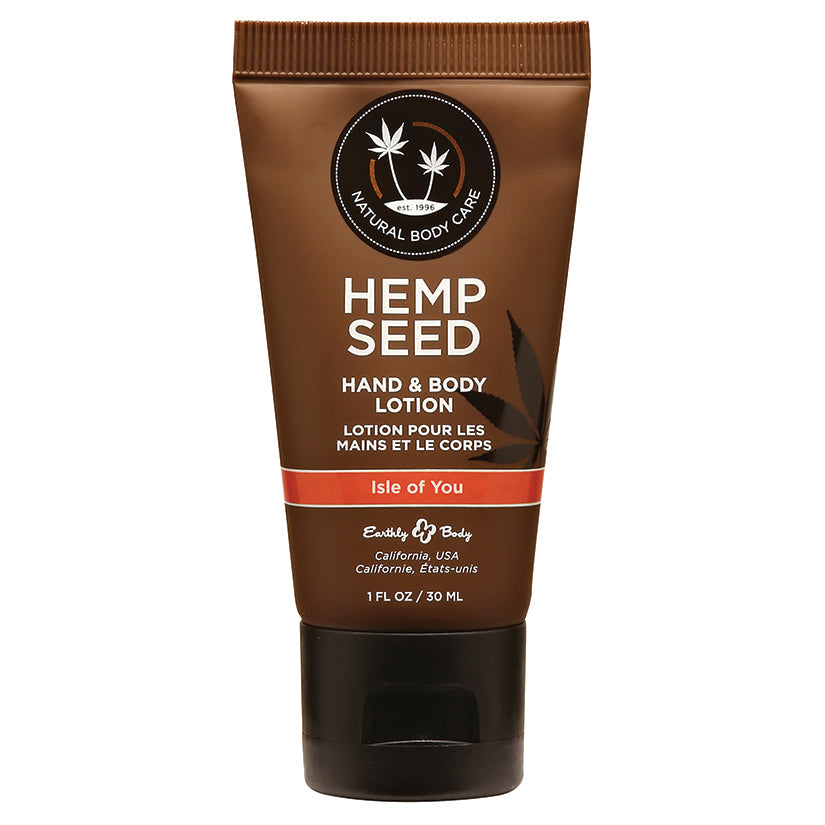 Earthly Body Hemp Seed Lotion-Isle of You 1oz - UABDSM