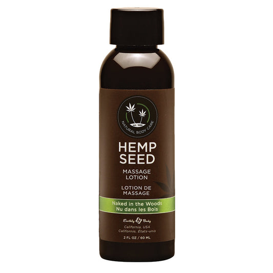 Earthly Body Hemp Seed Massage Lotion-Naked In The Woods 2oz Earthly Body Hemp Seed Massage Lotion-Naked In The Woods 2oz - UABDSM