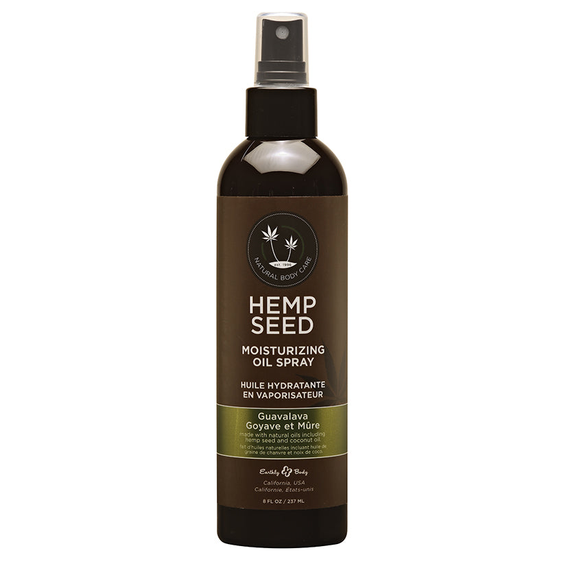 Hemp Seed Moisturizing Spray Oil - 8 Fl. Oz. - Guavalava - UABDSM