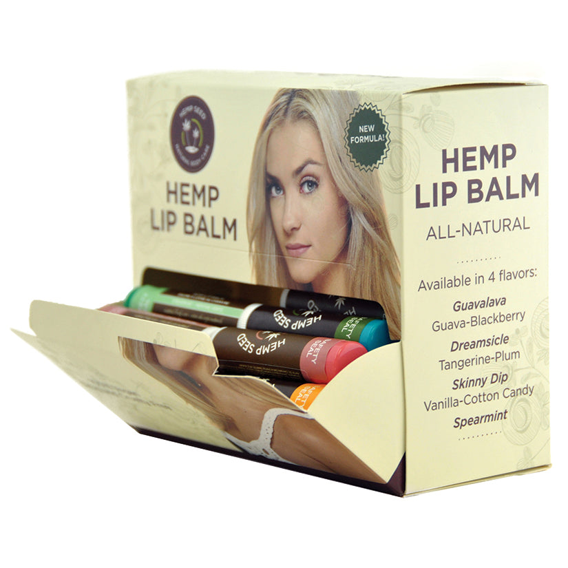 Earthly Body Hemp Lip Balm Stick Assorted Display of 48 - UABDSM