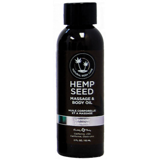 Hemp Seed Massage Oil - 2 Fl. Oz. - Lavender Hemp Seed Massage Oil - 2 Fl. Oz. - Lavender - UABDSM