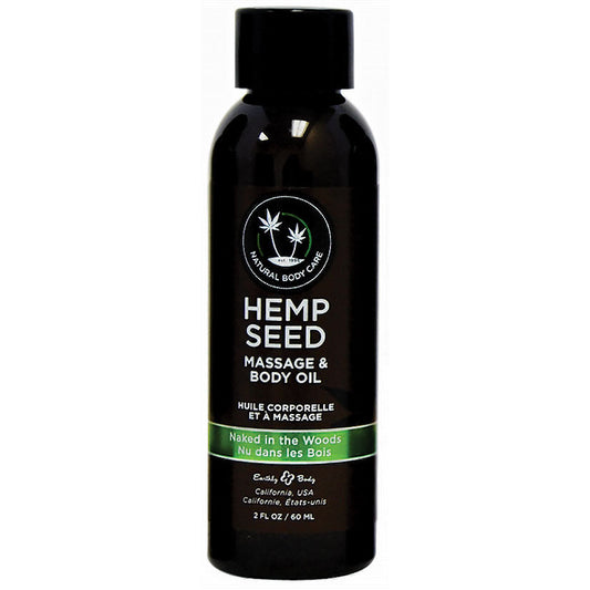 Hemp Seed Massage Oil - 2 Fl. Oz. - Naked in the Woods Hemp Seed Massage Oil - 2 Fl. Oz. - Naked in the Woods - UABDSM