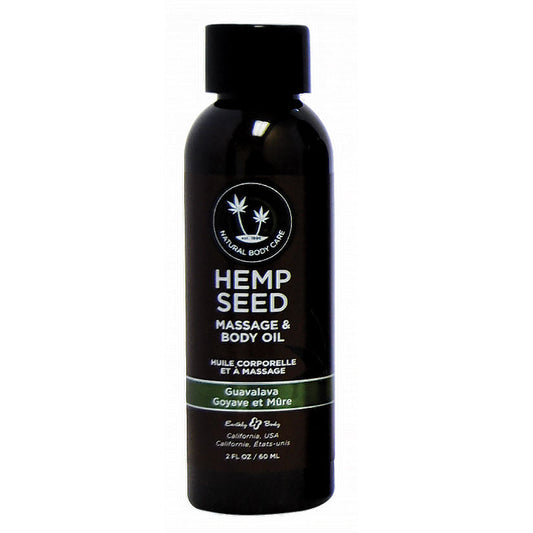 Hemp Seed Massage Oil - 2 Fl. Oz. - Guavalava Hemp Seed Massage Oil - 2 Fl. Oz. - Guavalava - UABDSM