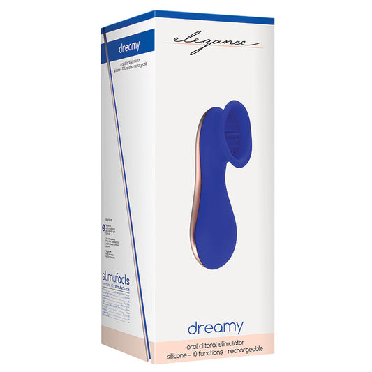 Elegance Dreamy Oral Clitoral Stimulator-Blue Elegance Dreamy Oral Clitoral Stimulator-Blue - UABDSM