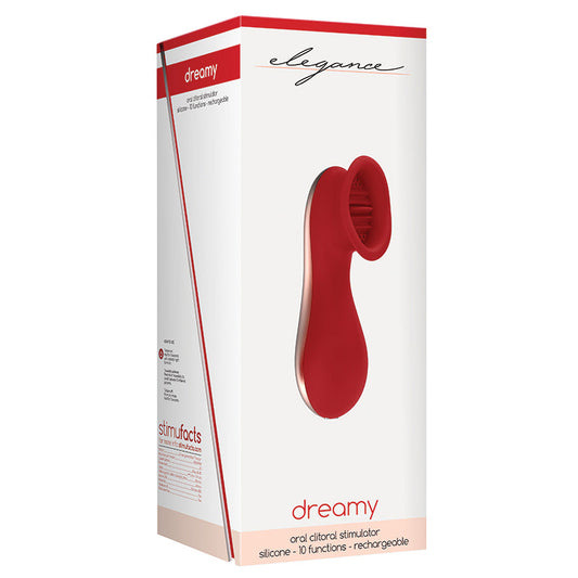 Elegance Dreamy Oral Clitoral Stimulator-Red Elegance Dreamy Oral Clitoral Stimulator-Red - UABDSM