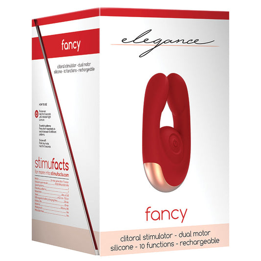 Elegance Fancy Dual Motor Clitoral Stimulator-Red Elegance Fancy Dual Motor Clitoral Stimulator-Red - UABDSM