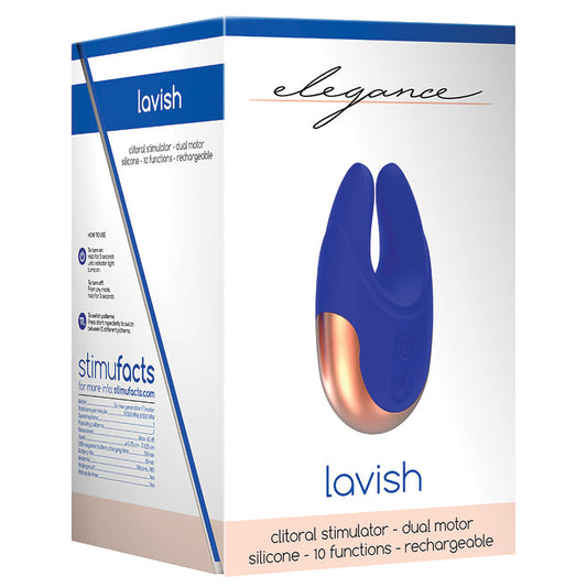 Elegance Lavish Dual Motor Clitoral Stimulator-Blue Elegance Lavish Dual Motor Clitoral Stimulator-Blue - UABDSM