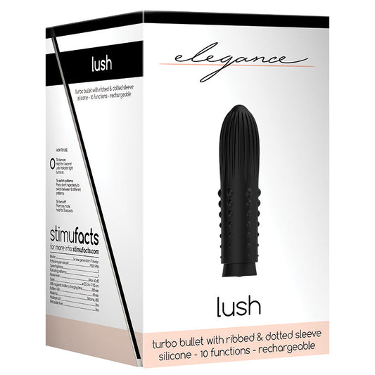 Elegance Lush Turbo Bullet-Black Elegance Lush Turbo Bullet-Black - UABDSM