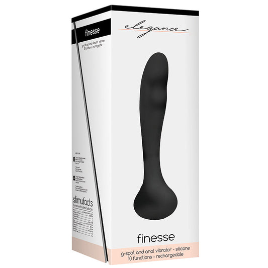 Elegance Finesse G-Spot and Prostate Vibe-Black Elegance Finesse G-Spot and Prostate Vibe-Black - UABDSM