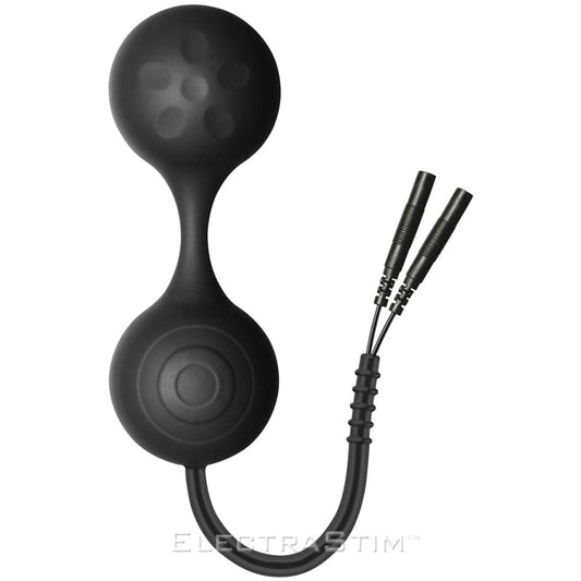 ElectraStim Silicone Noir Lula Electro Jiggle Kegel Balls ElectraStim Silicone Noir Lula Electro Jiggle Kegel Balls - UABDSM