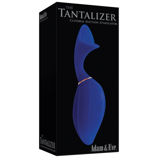 Adam & Eve Tantalizer Clit Suction Massager - Blue Adam & Eve Tantalizer Clit Suction Massager - Blue - UABDSM